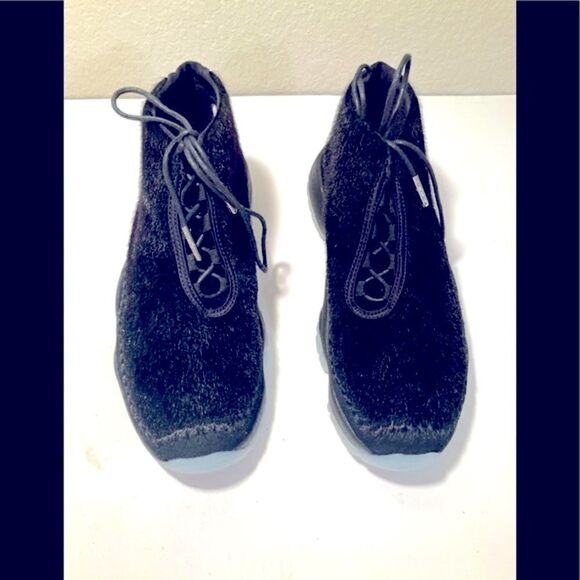 Jordan Shoes - Vintage New Jordan black mohair sneakers